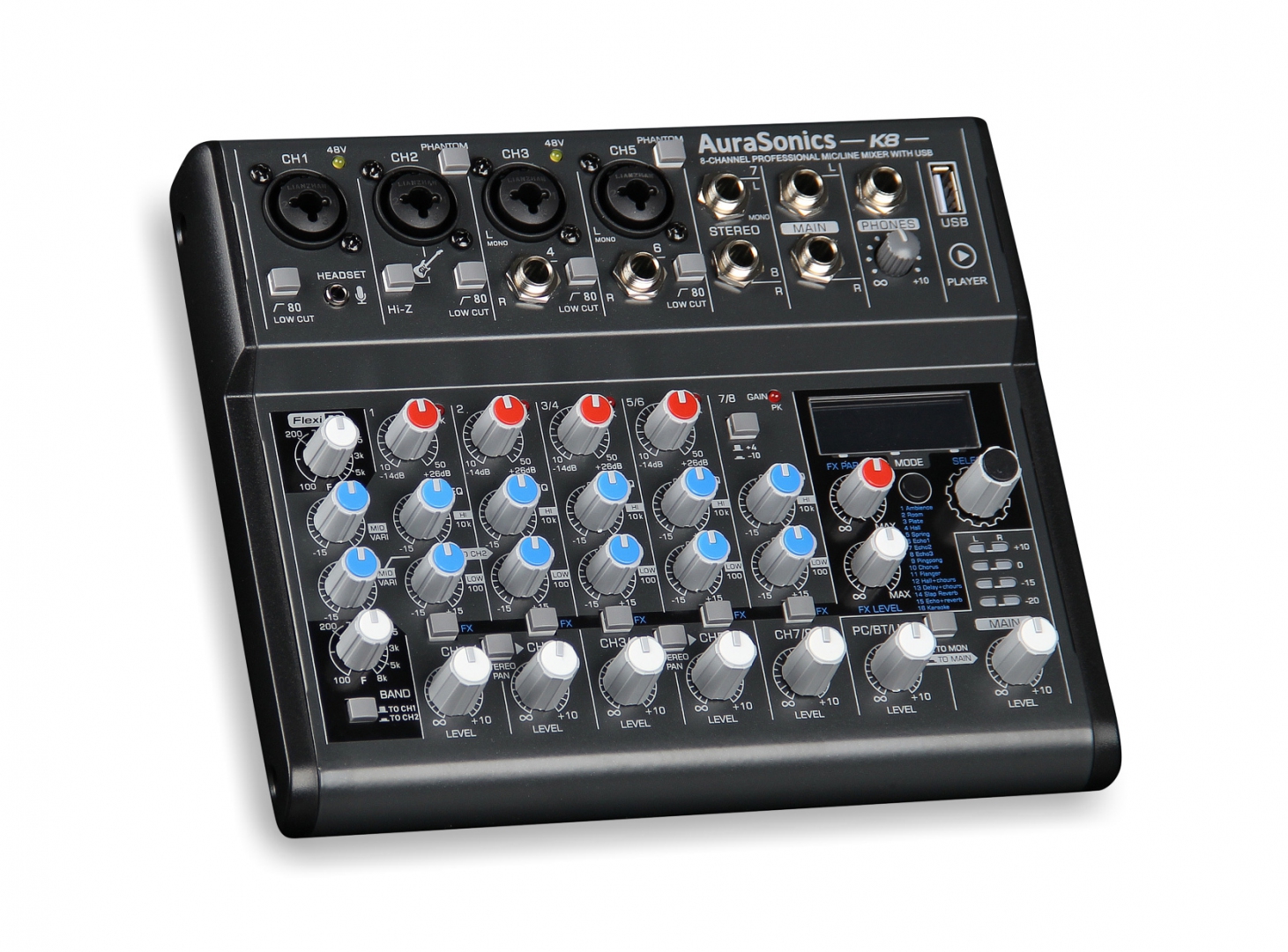 AuraSonics K8 компактный микшерный пульт в Самаре
