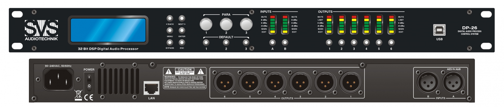 SVS Audiotechnik DP-26 Цифровой процессор: 2 входа 6 выходов в Самаре