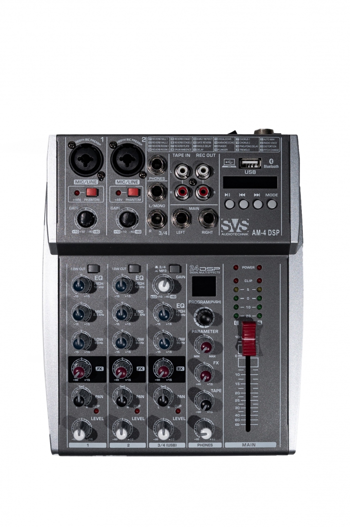 SVS Audiotechnik mixers AM-4 DSP Аналоговый микшерный пульт, 4-канала в Самаре