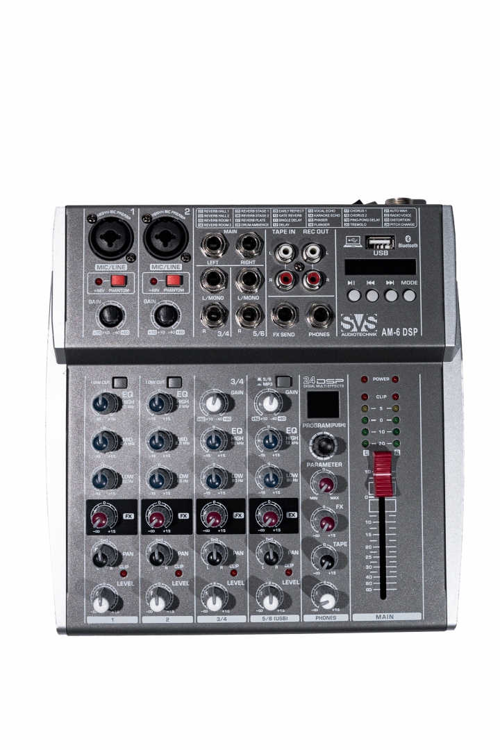 SVS Audiotechnik mixers AM-6 DSP Микшерный пульт аналоговый, 6-канальный SVS Audiotechnik mixers в Самаре