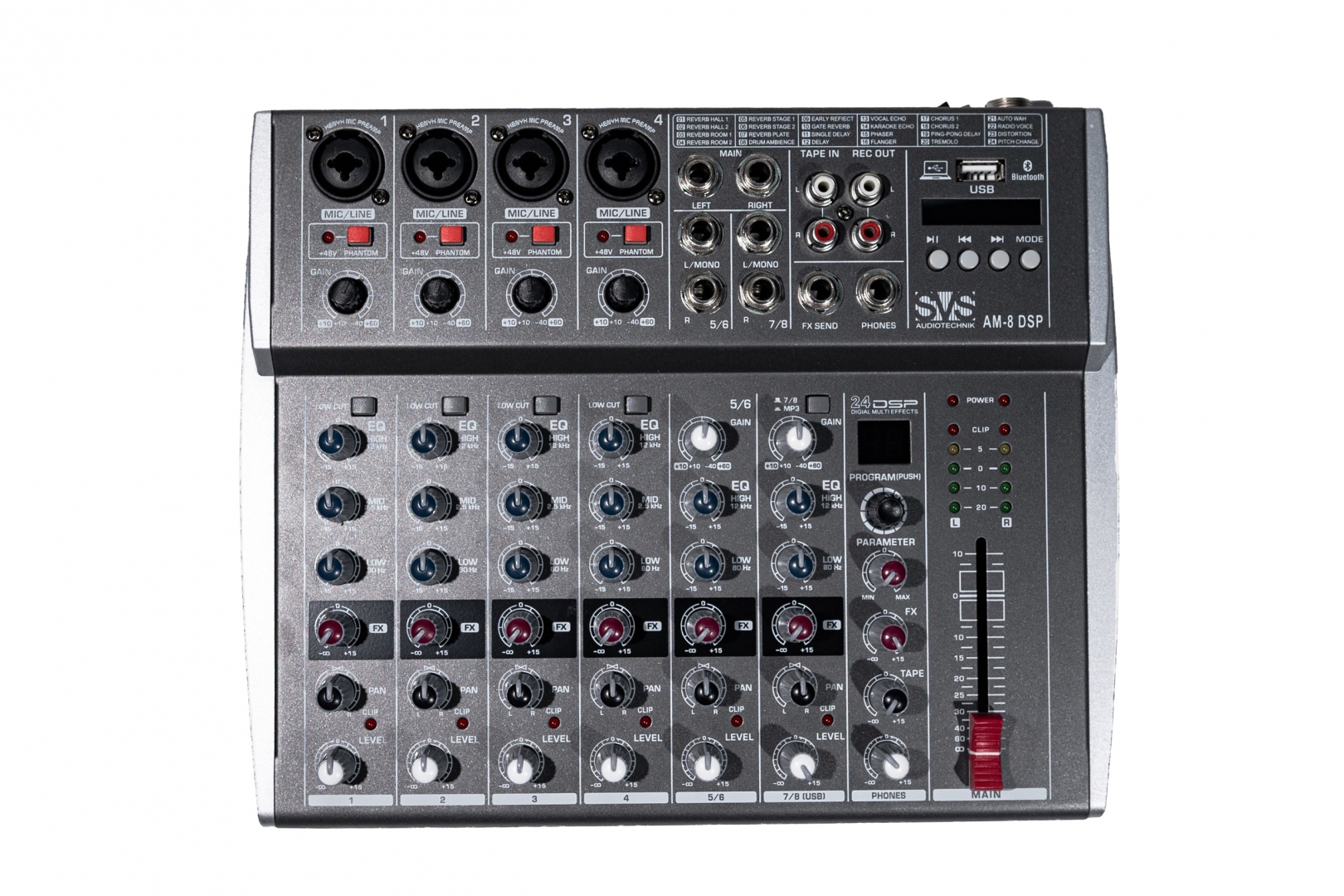 SVS Audiotechnik mixers AM-8 DSP Микшерный пульт аналоговый, 8-канальный в Самаре